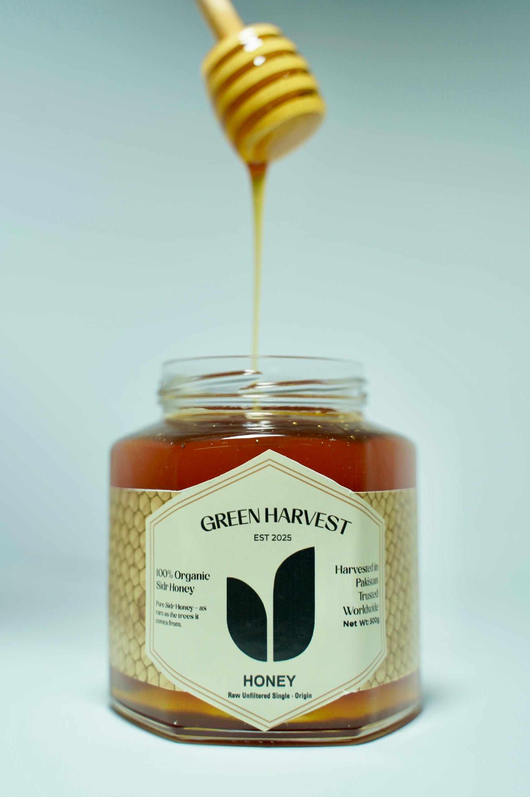 Green Harvest – 100% Pure Organic Sidr (Berri) Honey 400g